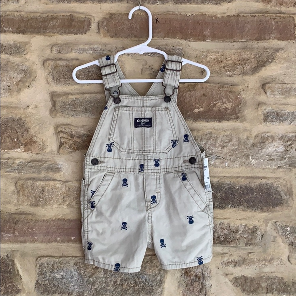 NWT skull critter Osh Kosh overalls